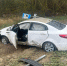 Под Волгодонском иномарка слетела с трассы и сбила дорожный знак - V-Pravda.Ru