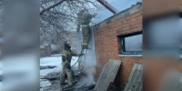 В Волгодонске в новогоднее утро сгорел частный дом - DonDay-Volgodonsk.Ru