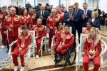 Путин лично поздравил российских паралимпийцев с триумфом на Играх в Италии