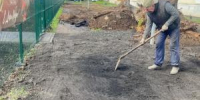 В Волгодонске отсыпали асфальтогранулятом дорогу к «Голубым дорожкам» - DonDay-Volgodonsk.Ru