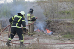 Волгодонск потушил условный лесной пожар: огонь «угрожал» дачам и лагерю «Жемчужина Дона»